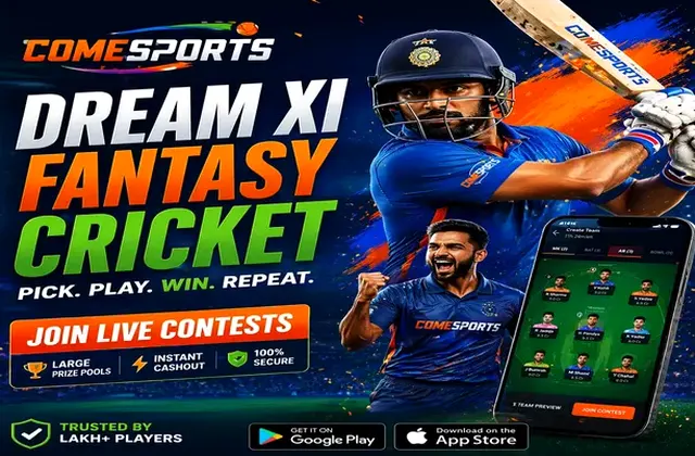 Come (come come) fantasy cricket & matchday visual 1
